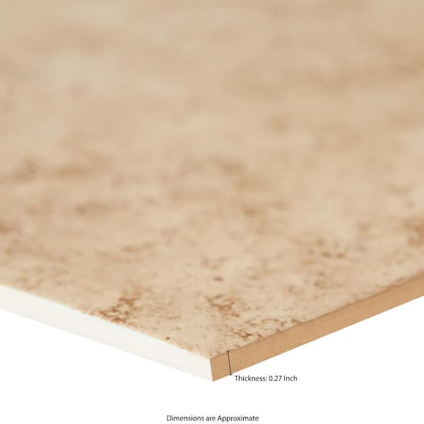 TrafficMaster Baja Beige 6 in. x 6 in. Matte Ceramic Floor and