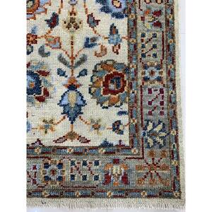 Beige 9 ft. x 12 ft. Hand Knotted Wool Traditional Oushak Area Rug