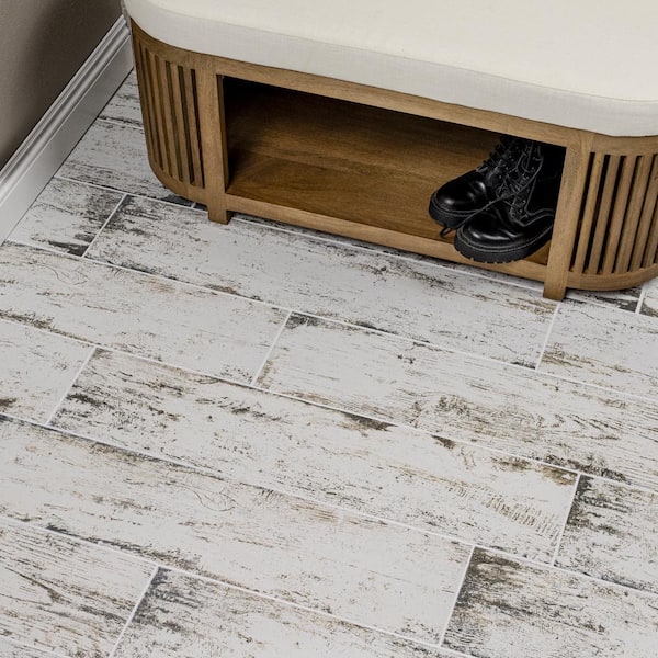 Take Home Tile Sample - Vintage Lace 4 in. x 4 in. Matte Porcelain Floor and Wall Tile