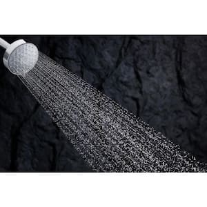 Awaken G110 3-Spray Patterns 2.5 GPM 4. 3125 in. Wall Mount Fixed Shower Head in Polished Chrome