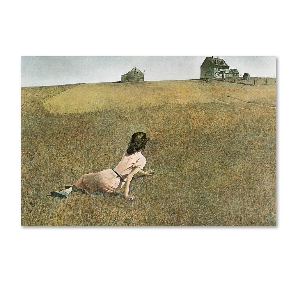 Trademark Fine Art Christina's World by Andrew Wyeth Print Hidden