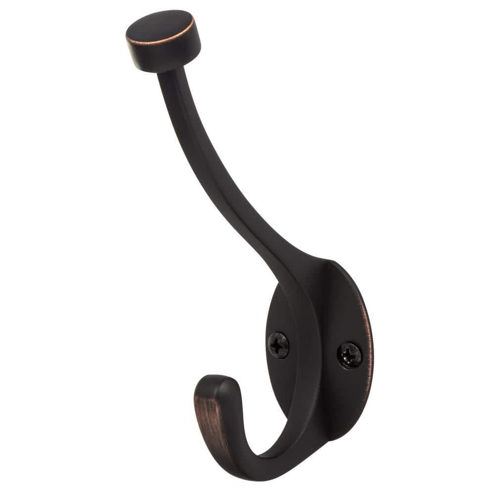 Sure-Loc Hardware Vintage Bronze Pill Top Coat and Robe Hook RH5