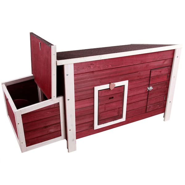 Triple Nest Box Egg Hutch | American Coop Style