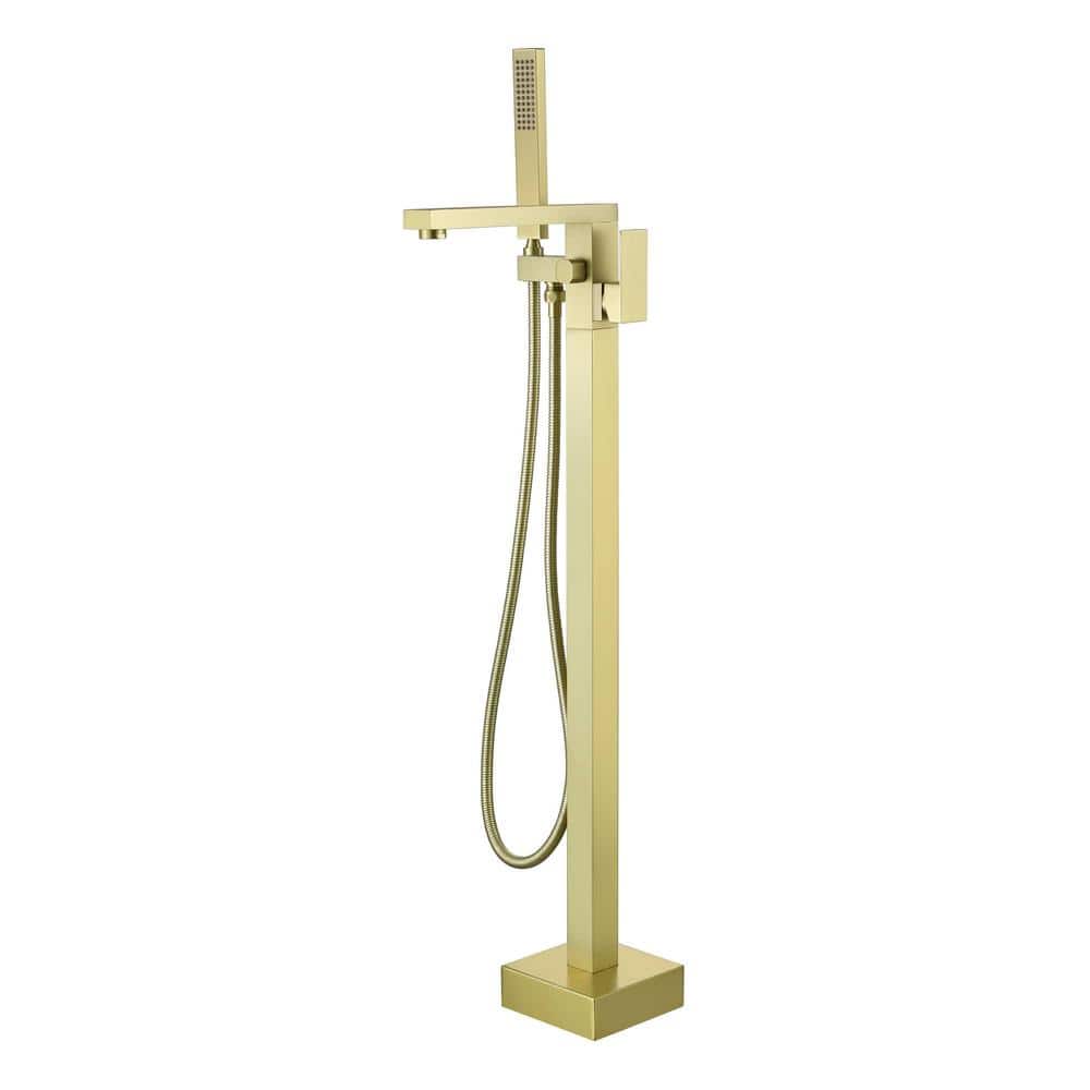 Reviews for FLG SingleHandle Freestanding Tub Faucet with Hand Shower