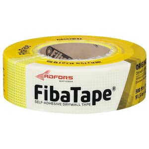 FibaTape Standard Yellow 1-7/8 in. x 300 ft. Self-Adhesive Mesh Drywall Joint Tape