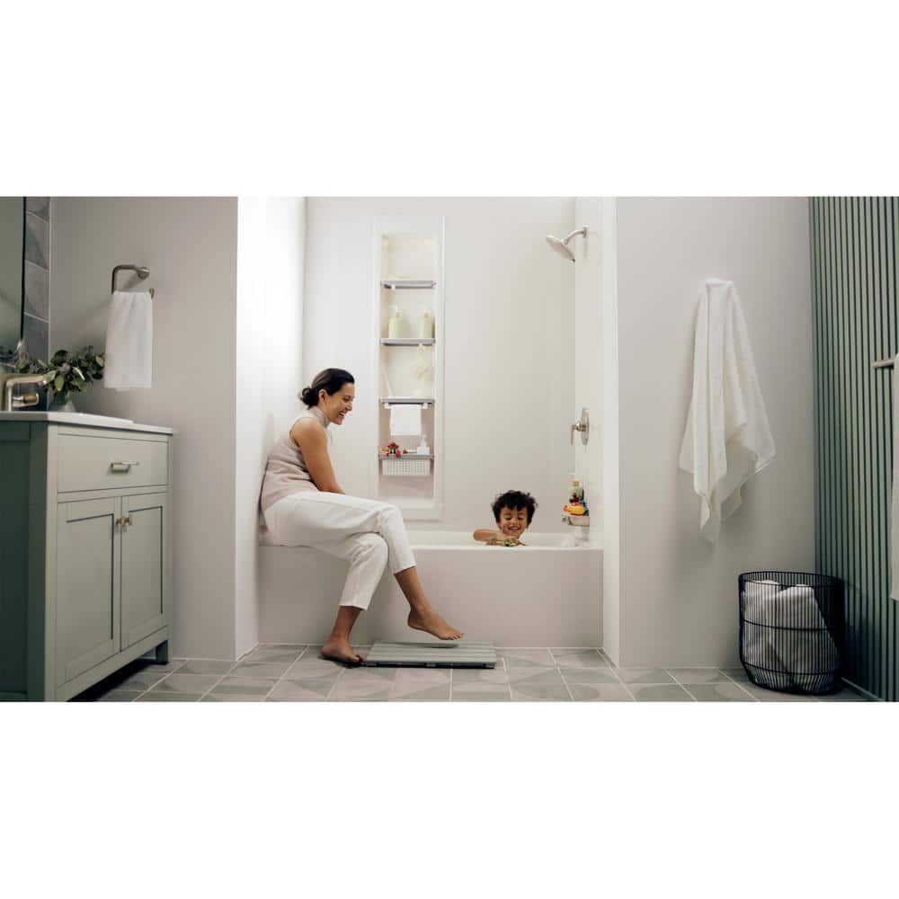 Brushed Nickel Wall Mounted Towel Ring