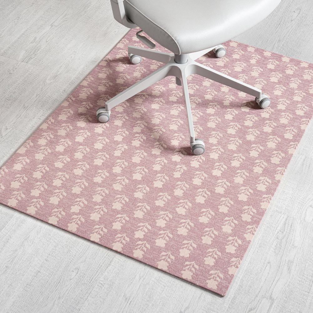 Pink Tulip  40 in. x 54 in. Polyester Chair Mat price history on PriceWatchPro