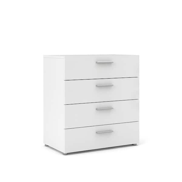 Tvilum Austin 4-Drawer White Chest of Drawers 705054949 - The Home