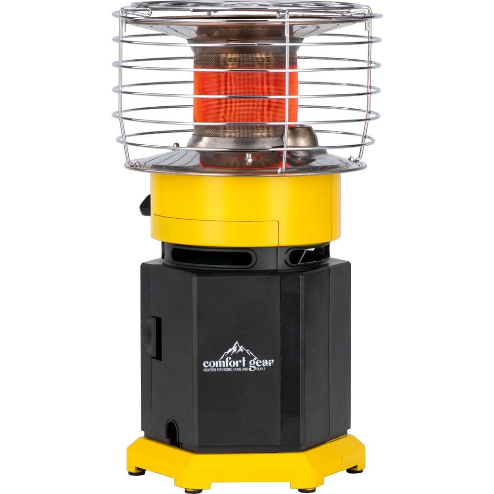 Comfort Gear 10,000 BTU Yellow and Black Portable Propane Heater