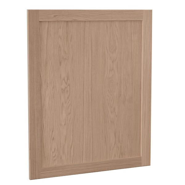 Sinclair 23 in. W x 29.5 in. H x 0.75 in. D Base Decorative End Panel in Light Oak