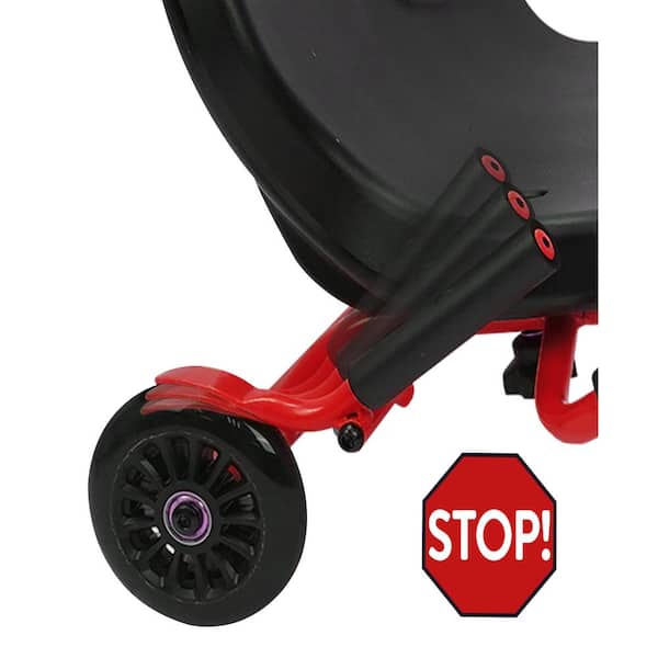 509 Crew Landshark Ride-On: Red -Create Forward Driving Kinetic Energy w/Push  and Pull Leg Action Children Ages 5 Plus U946002 - The Home Depot