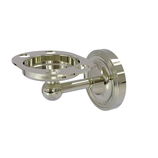 Allied Brass Regal Collection Tumbler and Toothbrush Holder in Polished Nickel