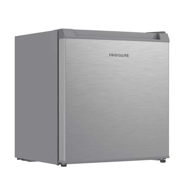 17.5 in. 1.6 cu. ft. Mini Refrigerator in Stainless Steel