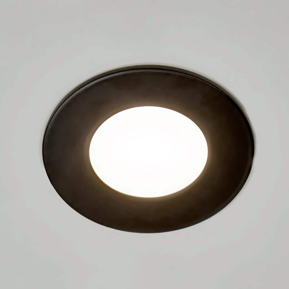 Black 3-Inch Ultra-Thin Aluminum LED Recessed Downlight