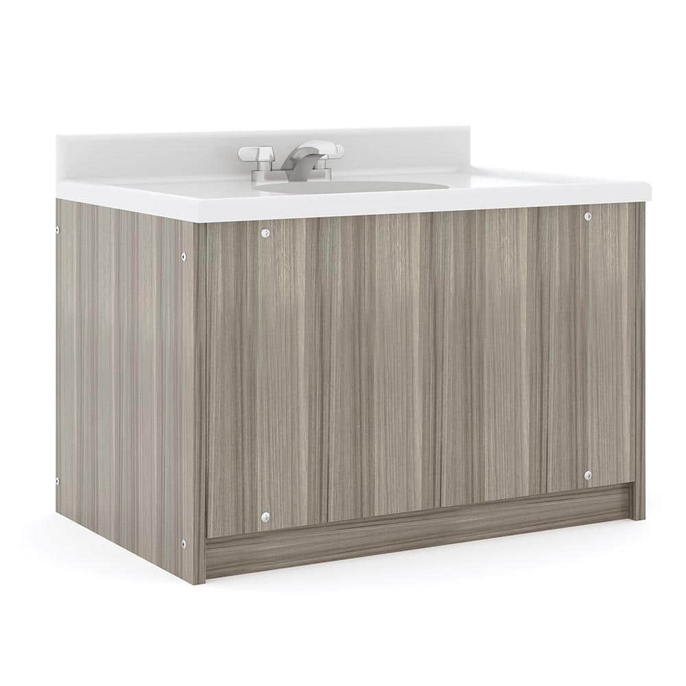 31 in. W x 21 in. D x 21.5 in. H Single Sink Freestanding Kids Bathroom Van