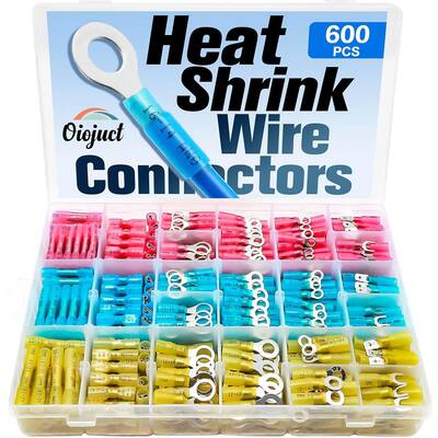 Heat Shrink Solder Connectors Heat Shrink Butt Connectors - 600/200x Waterproof Electrical Wire Splice For Marine & Auto (22-14 Gauge) Wire Connectors - Foto 9