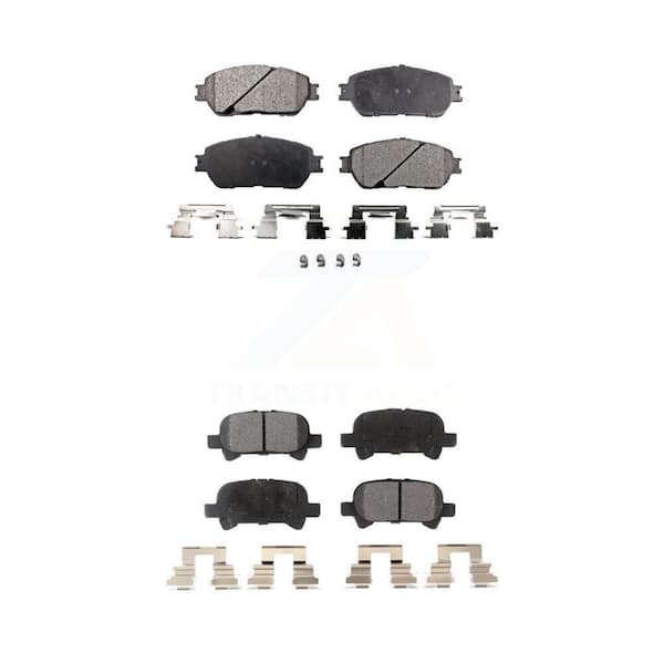 TEC Front Rear Ceramic Brake Pads Kit For Toyota Camry Avalon Solara KTC-100457
