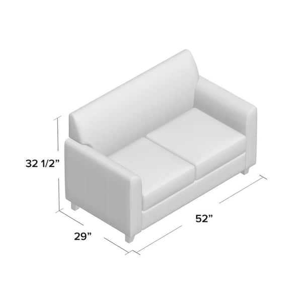 Loveseat Sofa Dimensions Baci Living Room