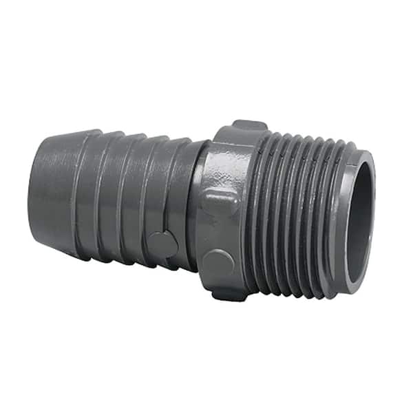 Unbranded 1 in. x 3/4 in. PVC Barb x MPT Insert Male Adapter