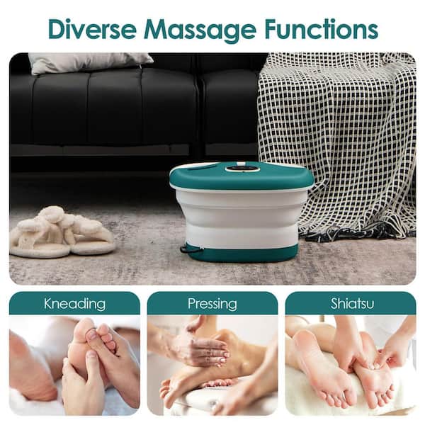 Costway Electrical Foot Tub Basin Point Massage Home Use Therapy