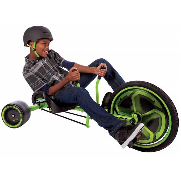 Green Machine RT 20" 3-Wheel Tricycle Cycling Ride Ons Bicycles Toy Dual Stick 