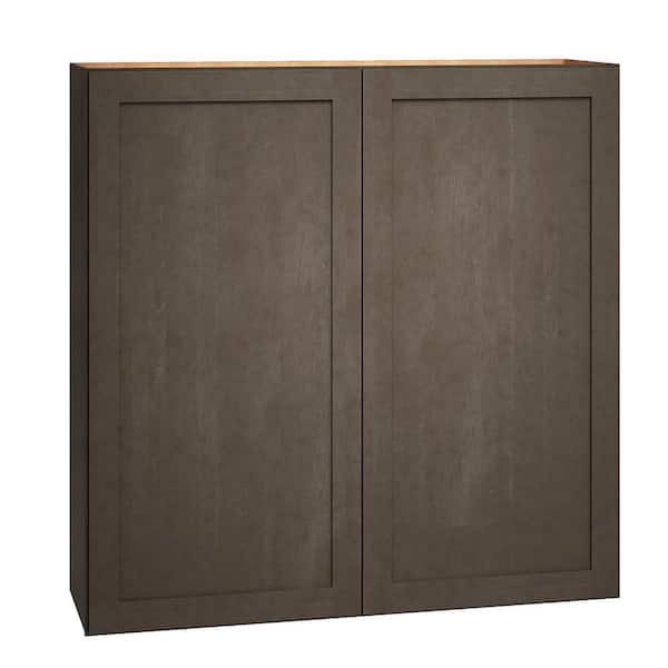 QuickShip Cottage 42 in. W x 12 in. D x 42 in. H Assembled Plywood Shaker Wall Kitchen Cabinet in Fieldstone