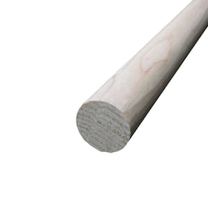 Woodgrain Distribution 1-1/4x10' Wood Closet Rod