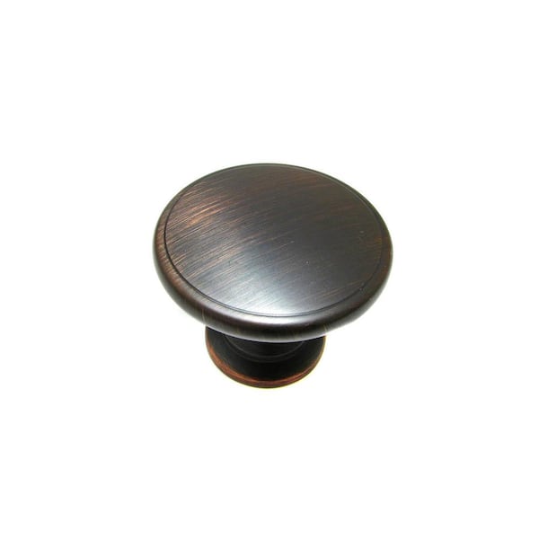 Richelieu Hardware Mont-Royal Collection 1-3/4 in. (44 mm) Brushed Oil-Rubbed Bronze Traditional Cabinet Knob