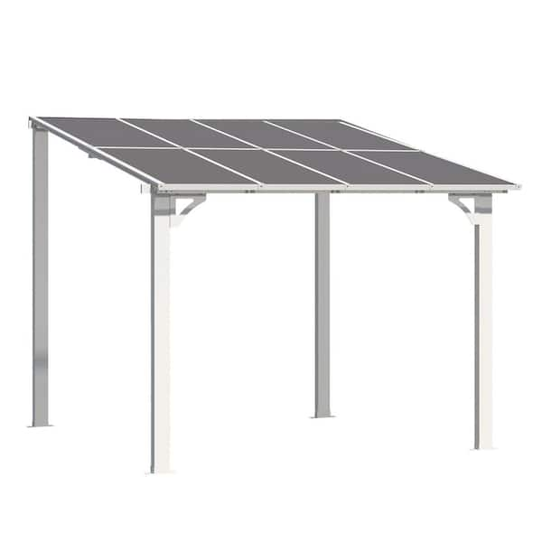 Reviews For AECOJOY 8 Ft. X 8 Ft. White Aluminum Patio Cover | Pg 1 ...