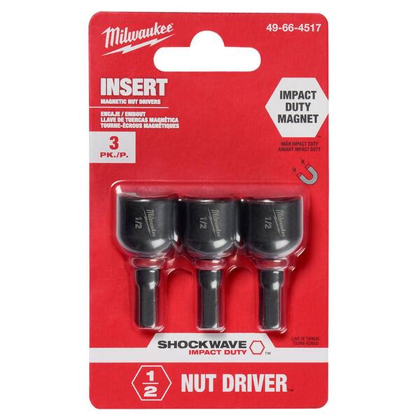 Milwaukee SHOCKWAVE Impact Duty 1/2 in. Alloy Steel Magnetic