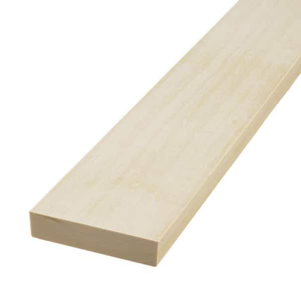 HD 1x4 3/4 in. x 3-1/2 in. x 96 in. Polyurethane Flexible Flat Stock S4S Moulding