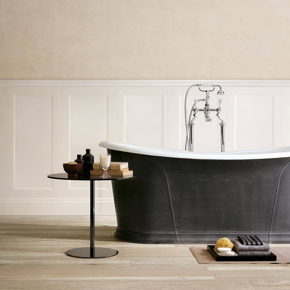 Mulberry Matte Brown Large Format Porcelain Wood Look Tile