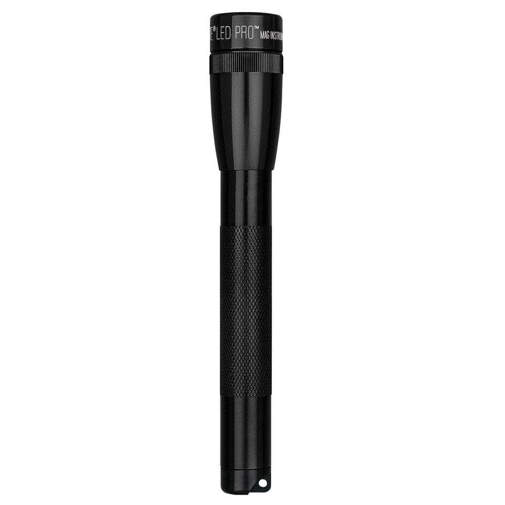 Maglite Black 2aa Pro Mini Led Flashlight Sp2p01h The Home Depot