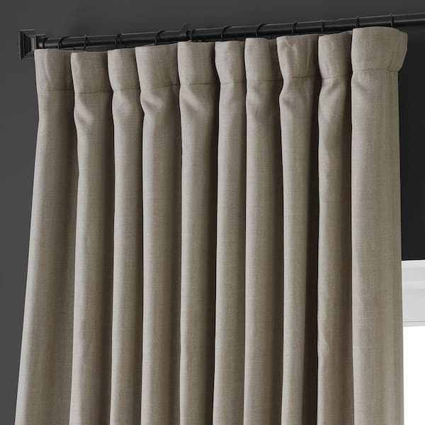 Exclusive Fabrics Furnishings Oatmeal, Double Width Curtains Meaning