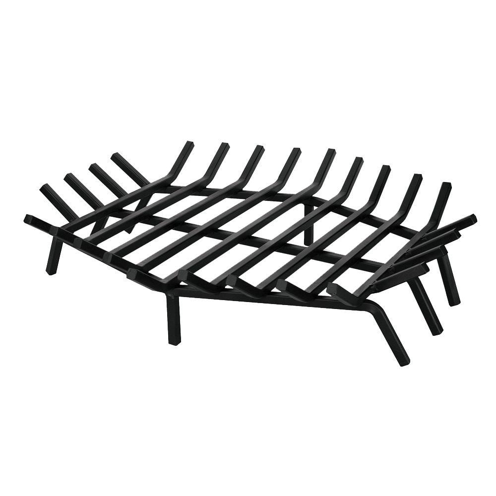 7-Bar 3/4" Premium Solid Steel New Fireplace Grate 27 " Heavy Duty 