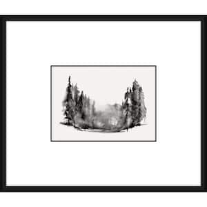 Ebony Forest IV Framed Giclee Landscape Art Print 28 in. x 24 in.