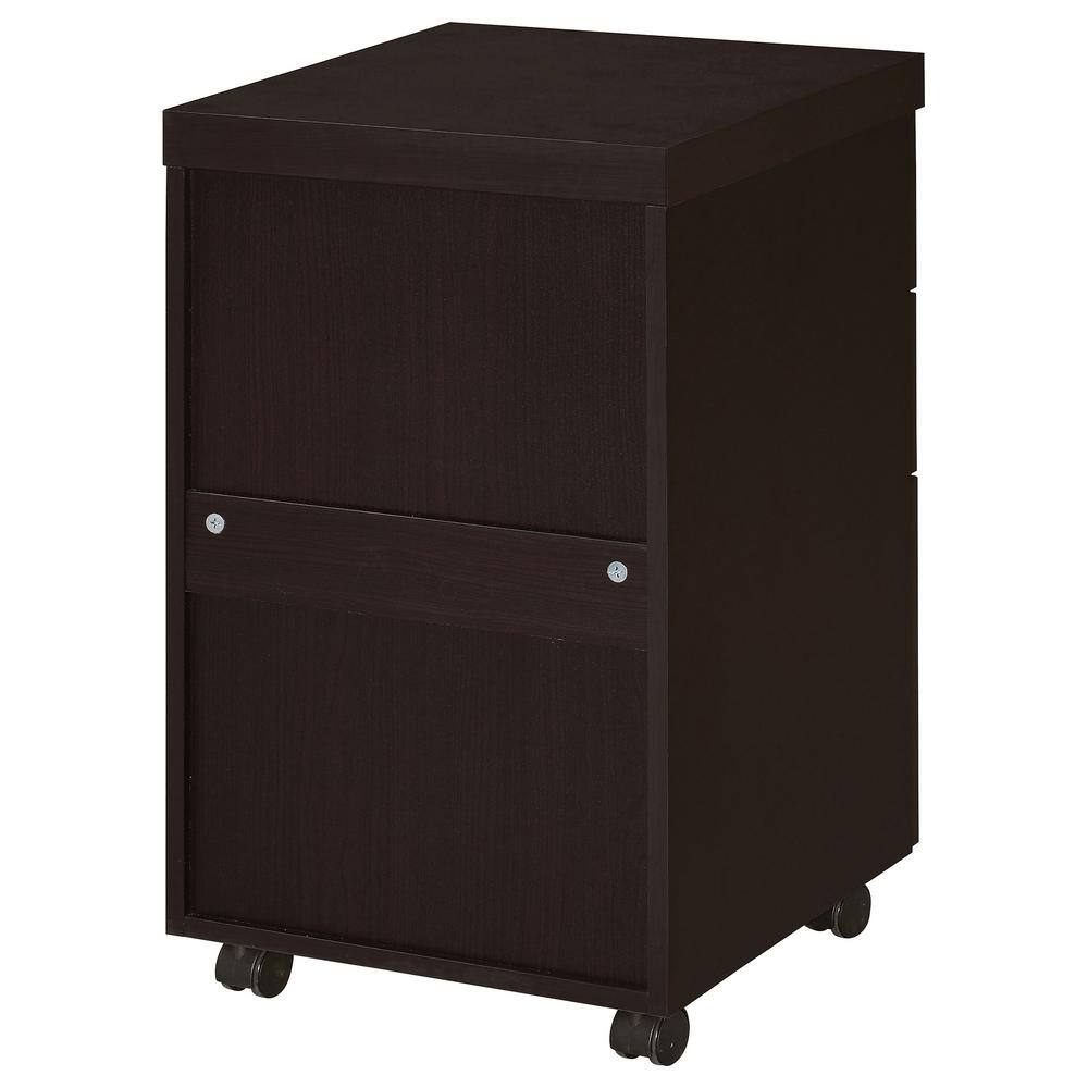 Black 3-Drawer Lockable Mobile Storage Cabinet