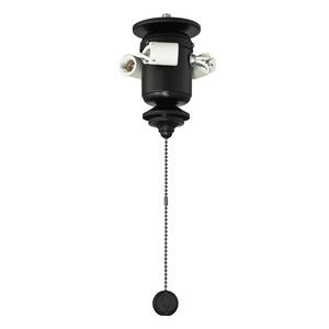 3-Light Black Ceiling Fan Bowl Fitter LED Light Kit