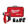 Milwaukee M12 FUEL 12V Lithium-Ion Brushless Cordless 4-in-1 Installation 3/8 in. Drill Driver with 4 Tool Head (Tool-Only) 2505-20