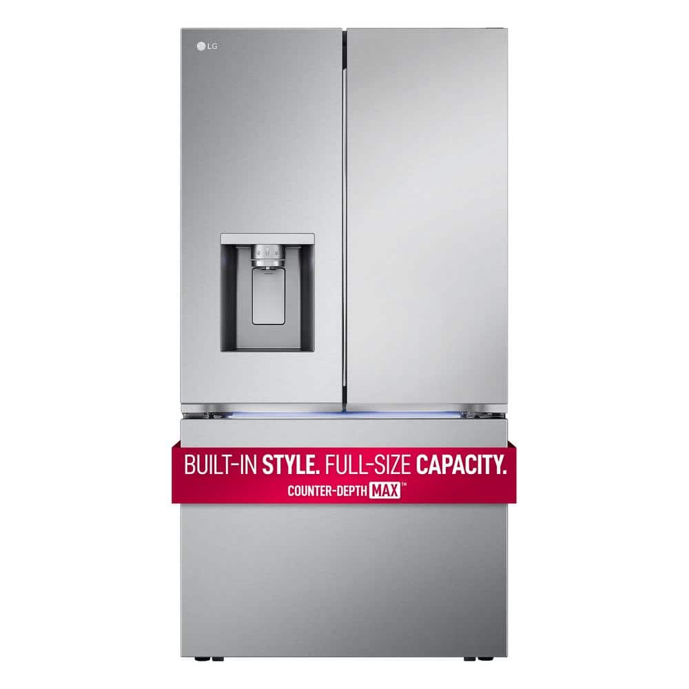 LG 26 cu. ft. 3 Door French Door Refrigerator with Ice and Water with 4