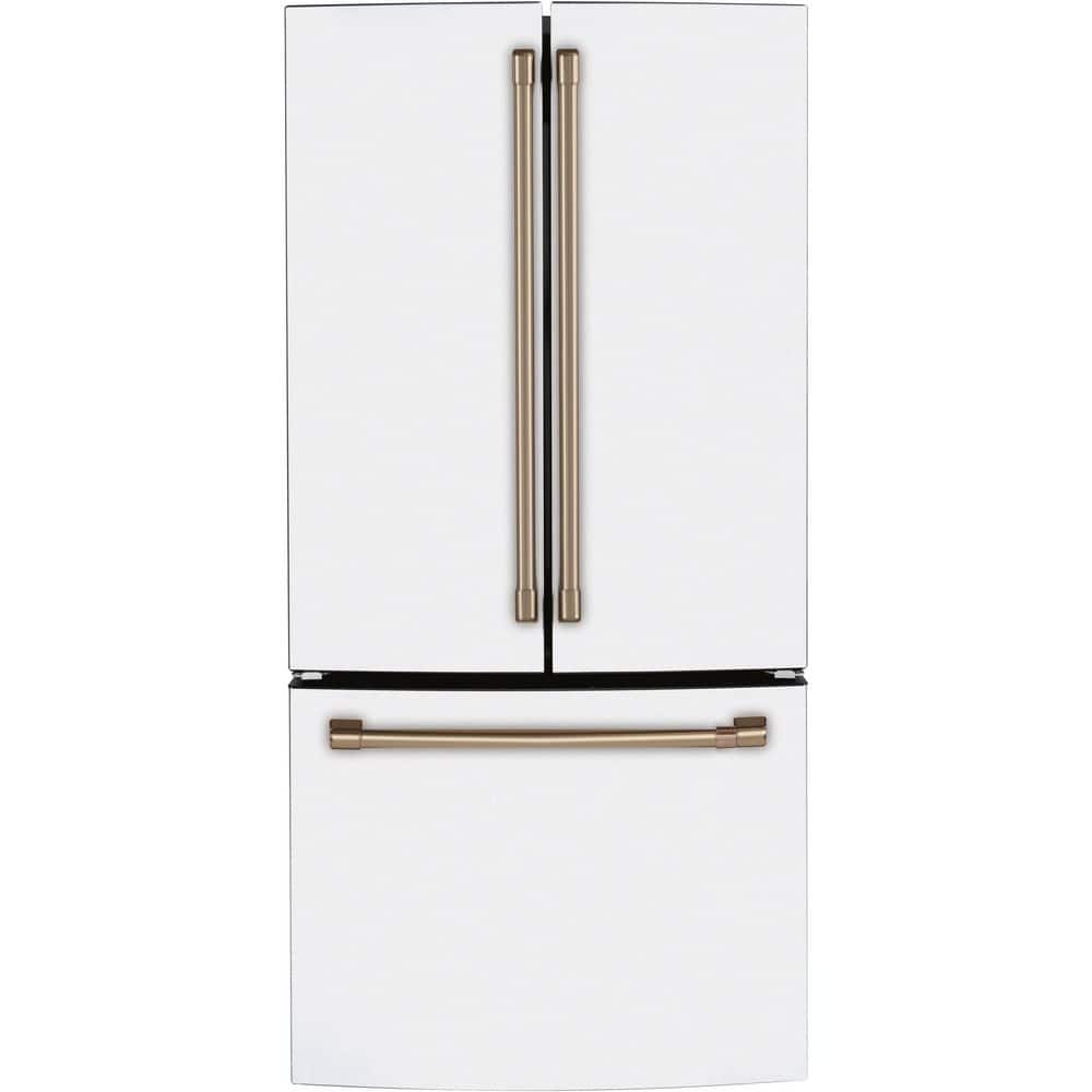 Cafe CWE19SP4NW2 18.6 cu. ft. French Door Refrigerator in Matte White, Fingerprint Resistant, Counter Depth and ENERGY STAR on Fridge.com