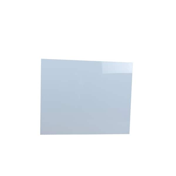 Radiance 30 in. W x 24 in. H Slab Base Cabinet End Panel in White Gloss