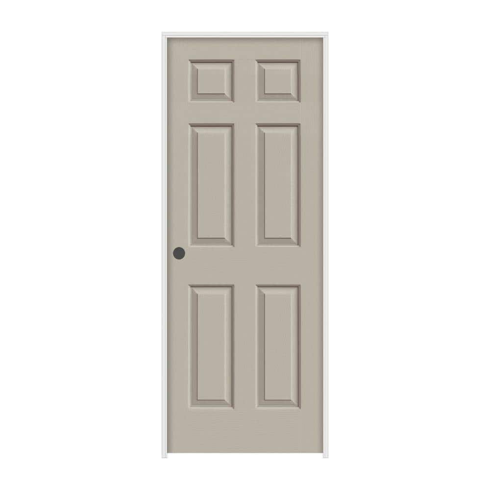 30 in. x 80 in. Colonist Desert Sand Painted Right-Hand Textured Molded Composite Single Prehung Interior Door price history on PriceWatchPro