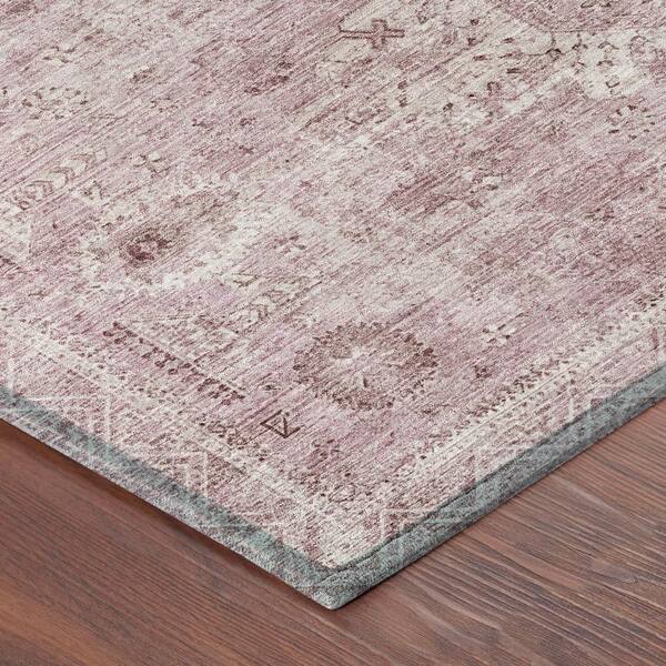 Chantille Machine Washable Indoor/Outdoor Abstract ACN2809 Pink 9 ft. x 12 ft. Area Rug