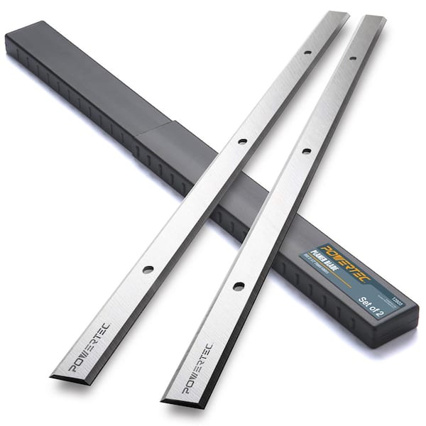 ‎POWERTEC 12-1/2 in. Planer Blades for Delta 22-560 22-565, WEN PL1252 6550, Grizzly G0663, PL1252 Planer (2-Set)