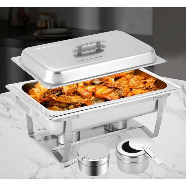 Numhew 8-Pack Chafing Fuel Holder, Stainless Steel Canned Heat