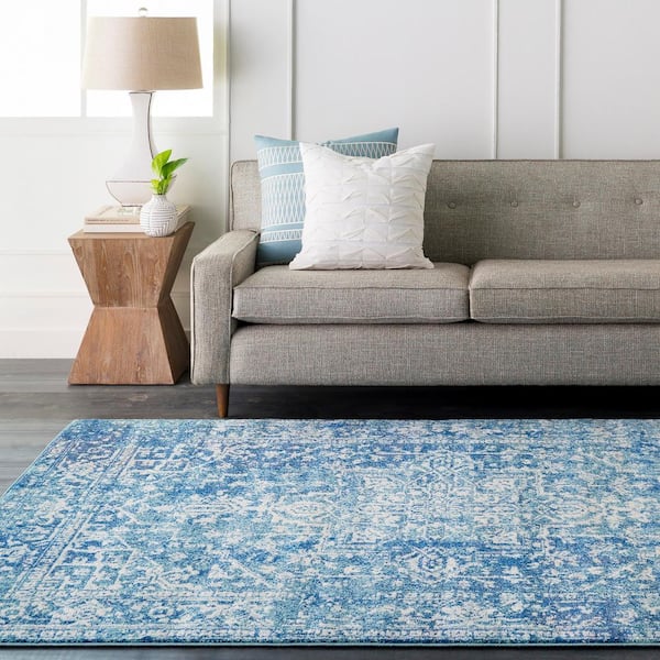 Demeter Aqua 8 ft. x 10 ft. Indoor Area Rug
