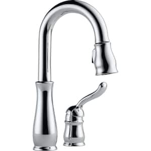 Leland Single Handle Pull-Down Sprayer Kitchen Faucet with MagnaTite Docking in Chrome