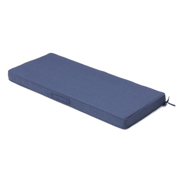 42 in. x 18 in. 1-Piece Outdoor Bench Cushion Patio Bench Cushions Porch Swing Replacement Pad in Sky