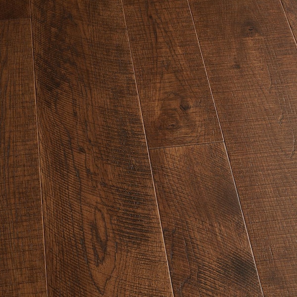 Malibu Wide Plank Sunset Hickory 1/2 in. T x 5 & 7 in. W Water Resistant Distressed Engineered Hardwood Flooring (1122.1 sq. ft./pallet)